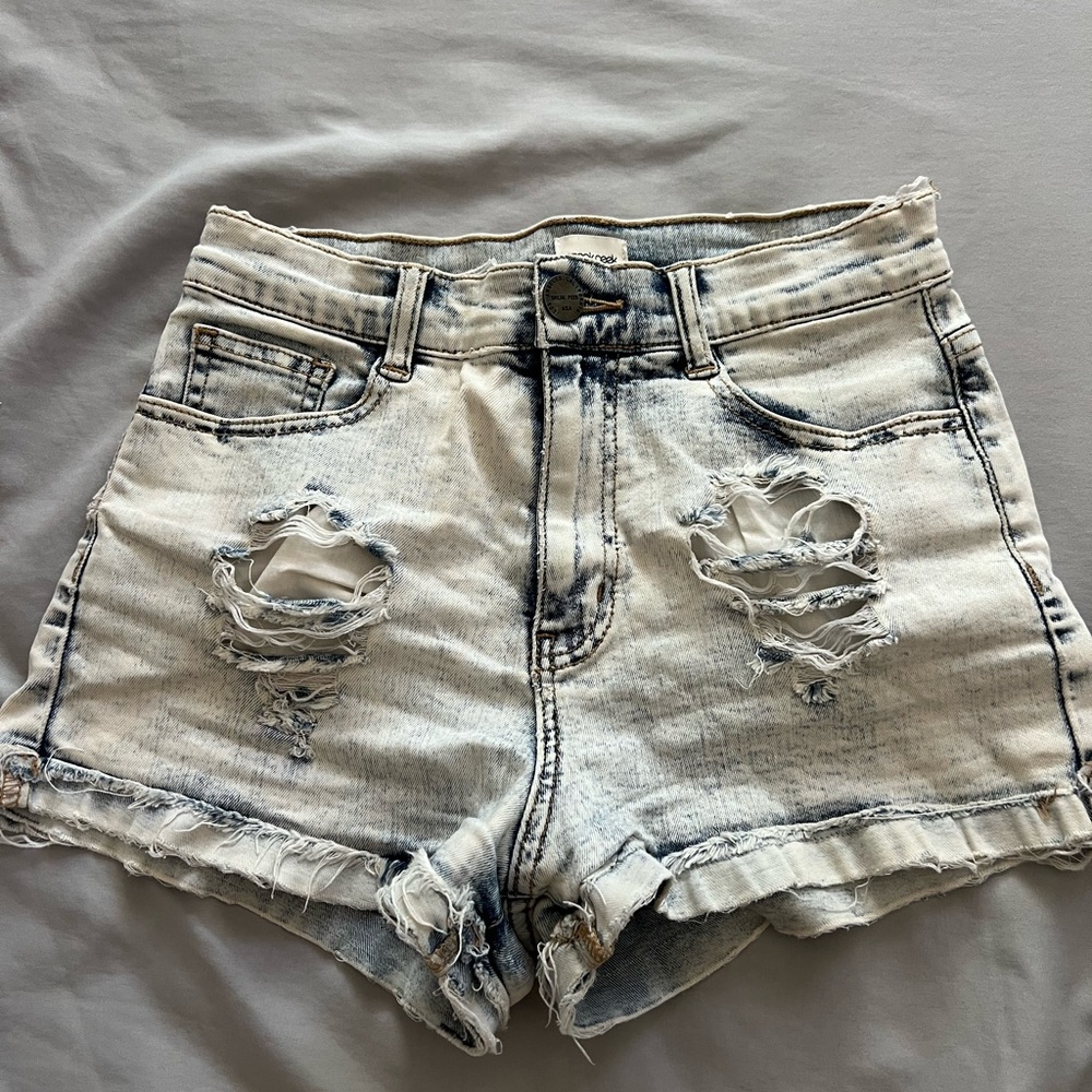 Distressed Denim Women's Shorts